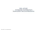 EEL-4713C – Ann Gordon-Ross EEL-4713C Computer Architecture Instruction Set Architectures.