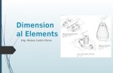 Dimensional Elements Eng. Moises Castro Flores. Metals We call metals to each of the chemical elements that conduct heat and electricity, with a characteristic.