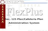 Sec. 125 Plan/Cafeteria Plan Administration System.