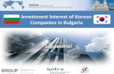 1/14. 1. KOTRA Sofia2. Korean Investment Interest3. Success story 2/14.