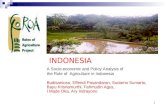 1 A Socio-economic and Policy Analysis of the Role of Agriculture in Indonesia Budisantoso, Effendi Pasandaran, Sudarno Sumarto, Bayu Krisnamurthi, Fahmudin.