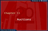 Chapter 11 Auctions. 2 Learning Objectives 1.Define the various types of auctions and list their characteristics. 2.Describe the processes involved in.