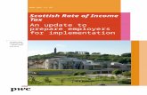 Scottish Rate of Income Tax An update to prepare employers for implementation  Scottish Rate of Income Tax – what’s new? July 2015.