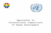 Approaches to International Comparisons of Human Development.
