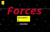 Forces 1 Dynamics FORCEMAN. What causes things to move? Forces What is a force? –A push or a pull that one body exerts on another. 2.