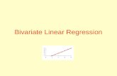 Bivariate Linear Regression. Linear Function Y = a + bX +e.