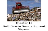 Chapter 16 Solid Waste Generation and Disposal.
