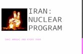IRAN: NUCLEAR PROGRAM SAKI AMAGAI AND KYORY PARK.