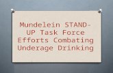 Mundelein STAND-UP Task Force Efforts Combating Underage Drinking.