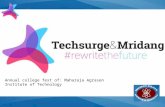 TechSurge Annual college fest of: Maharaja Agrasen Institute of Technology.