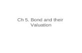 Ch 5. Bond and their Valuation. 1. Goals To discuss the types of bonds To understand the terms of bonds To understand the types of risks to issuers and.