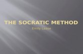 Emily Laase.  The Socratic Method is a very ancient teaching style developed by Socrates.  Socrates  470 – 399 B.C.  Dedicated to the search for truth.