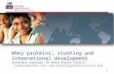 Dairy for Global Nutrition 1 Whey proteins, stunting and international development Veronique Lagrange, US Dairy Export Council vlagrange@usdec.org @usdec.org.