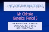 Human Genetics VERNON HILLS HIGH SCHOOL 2011-2012 SCHOOL YEAR.