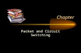 Chapter Packet and Circuit Switching. Chapter Objectives Explain the concept of packet switching Give sample application areas of packet switching Describe.