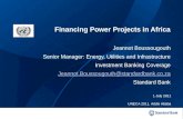 Financing Power Projects in Africa Jeannot Boussougouth Senior Manager: Energy, Utilities and Infrastructure Investment Banking Coverage Jeannot.Boussougouth@standardbank.co.za.