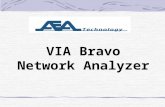 VIA Bravo Network Analyzer. What’s in this presentation? What you gain by using a Network Analyzer Learn the difference between a Network Analyzer and.