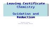 Leaving Certificate Chemistry Oxidation and Reduction Michael O’Leary Patrician Academy, Mallow.