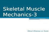 Skeletal Muscle Mechanics-3 About Disease.co Team.