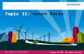 Protection notice / Copyright notice Topic 11: Green Racer © Siemens AG 2012. All rights reserved. .