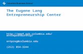 The Eugene Lang Entrepreneurship Center  entprog@columbia.edu (212) 854-3244.