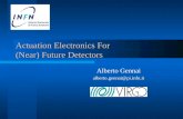 Actuation Electronics For (Near) Future Detectors Alberto Gennai alberto.gennai@pi.infn.it.