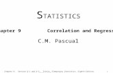 1 Chapter 9. Section 9-1 and 9-2. Triola, Elementary Statistics, Eighth Edition. Copyright 2001. Addison Wesley Longman C.M. Pascual E LEMENTARY S TATISTICS.
