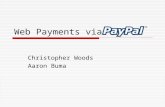 Web Payments via Christopher Woods Aaron Buma. Agenda  Introduction  About it  Why to use it  Services they Provide  Seller Protection  Ebay Aspect.