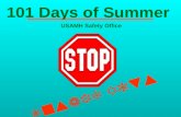 101 Days of Summer USAMH Safety Office Unsafe Acts.