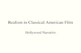 Realism in Classical American Film Hollywood Narrative