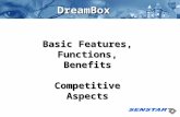 Basic Features, Functions, Benefits Competitive Aspects DreamBox.