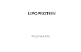 LIPOPROTEIN Mpenda F.N. Introduction Lipoproteins are small spherules that transport fats in the body and consist of protein, cholesterol, triglycerides,