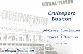 Cruiseport Boston Presentation for Advisory Commission on Travel & Tourism June 23, 2014.