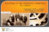 Briefing to the Portfolio Committee on Labour 2013.05.02 Strategic Plan, Annual Performance Plan and Budget, 1.