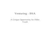 Venturing - BSA A Unique Opportunity for Older Youth.