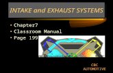 INTAKE and EXHAUST SYSTEMS Chapter7 Classroom Manual Page 199 CBC AUTOMOTIVE.
