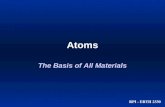 Atoms RPI - ERTH 2330 The Basis of All Materials.