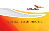 Anheuser-Busch InBev NV. Result of a merger between the American brewing company Anheuser Busch and the Belgian InBev.