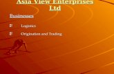 Asia View Enterprises Ltd Businesses Logistics Logistics Origination and Trading Origination and Trading.