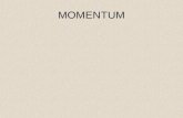 MOMENTUM. Specification Forces and motion Forces, movement, shape and momentum know and use the relationship: momentum = mass × velocity p = m × v use.