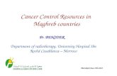 Department of radiotherapy. University Hospital Ibn Rochd Casablanca – Morroco Cancer Control Resources in Maghreb countries Pr. BENIDER Marrakech June.
