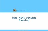 Year Nine Options Evening. What have we done so far? Your son has already picked three options and….. PSHE looking at careers PSHE looking at subjects.