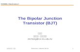 中央大學通訊系 張大中 Electronics I, Neamen 3th Ed.1 The Bipolar Junction Transistor (BJT) 張大中 中央大學 通訊工程系 dcchang@ce.ncu.edu.tw CO2005: Electronics