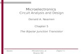 Neamen Microelectronics, 4eChapter 5-1 McGraw-Hill Microelectronics Circuit Analysis and Design Donald A. Neamen Chapter 5 The Bipolar Junction Transistor.