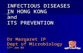 INFECTIOUS DISEASES IN HONG KONG and ITS PREVENTION Dr Margaret IP Dept of Microbiology 17 th Jan 05.