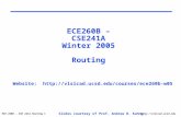 ECE 260B – CSE 241A Routing 1 ECE260B – CSE241A Winter 2005 Routing Website:  Slides.