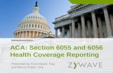 ACA: Section 6055 and 6056 Health Coverage Reporting Presented by Erica Storm, Esq. and Becca Kopps, Esq.