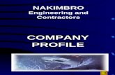 NAKIMBRO Engineering and Contractors COMPANY PROFILE COMPANY PROFILE