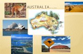 Australia is the largest island in the world. The cities are on the coast. On the west coast there is Perth, while on the east coast there are: Brisbane,