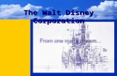 The Walt Disney Corporation. TABLE OF CONTENT Overview Situational Analysis Issue Statement Leadership Analysis Courses of Action Selected Course of Action.